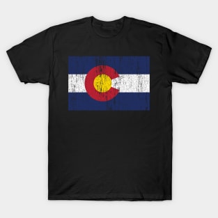 Retro Vintage Colorado State Flag v2 T-Shirt